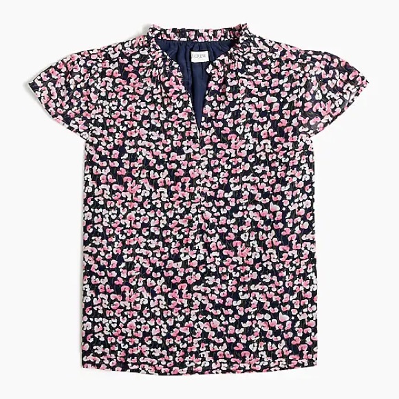 JCrew • Ruffleneck button-up shirt - Picture 2 of 4